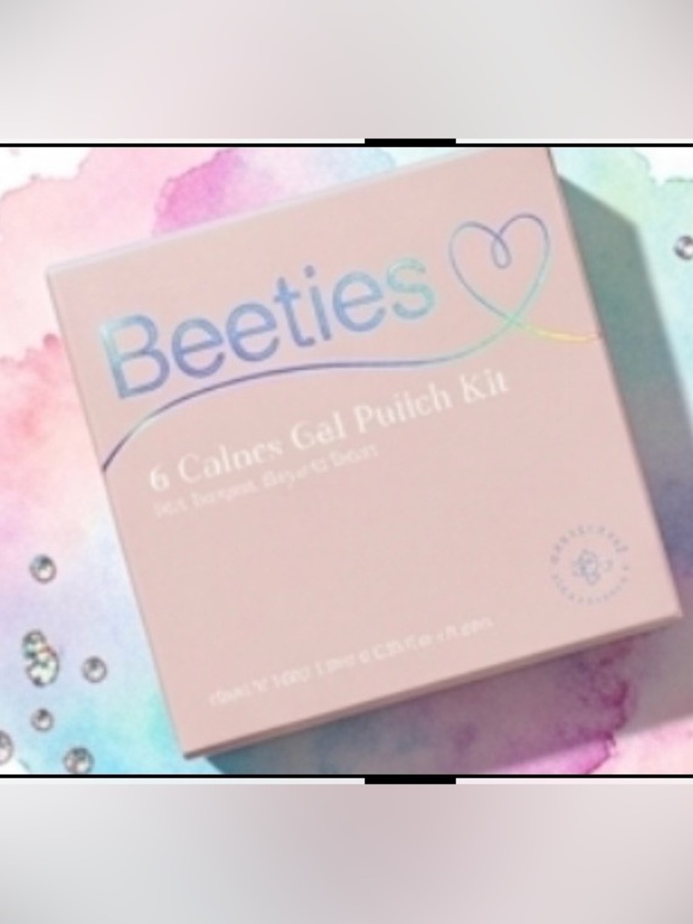 Beeties. Pink 6-Color Gel Polish Kit